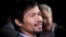 FILE - Manny Pacquiao at a press conference in New York City.