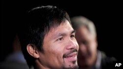 Petinju Manny Pacquiao justru semakin kencang menyatakan sikapnya yang menentang pernikahan sesama jenis, meski harus kehilangan kontrak dari perusahaan olahraga Nike (foto: dok).