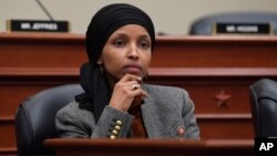 Ilhan Omar, anggota DPR AS dari faksi Demokrat 