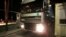 FILE - A truck is seen stopped at the Lithuanian border.