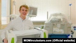 James Roberts with MOM Incubator