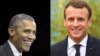 Une rencontre entre Macron et Obama samedi pour un "déjeuner privé" 