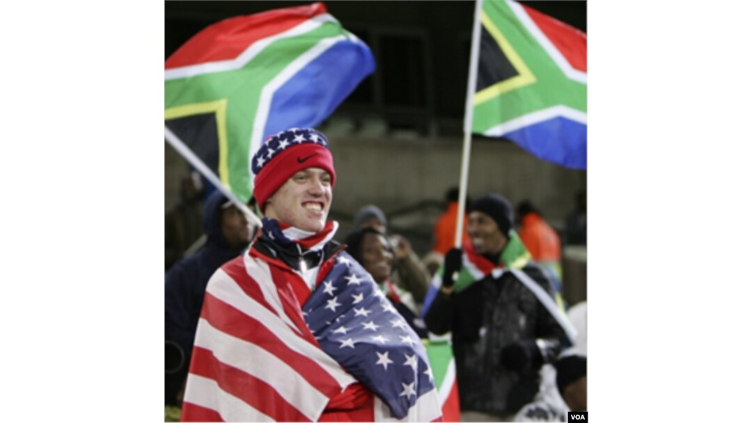 Pendukung Amerika siap mendukung tim mereka di Afrika Selatan.