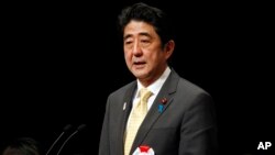 Thủ tướng Nhật Bản Shinzo Abe nói các cuộc thương nghị với Nga đang tiếp diễn với mục đích giải quyết vấn đề chủ quyền ngõ hầu có thể ký một hòa ước.