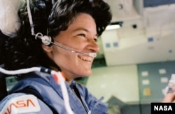 Sally Ride was the first American woman in space. Now she is honored with a Lego figure.