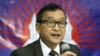 Despite Exile, Sam Rainsy Named Opposition Choice for Prime Minister