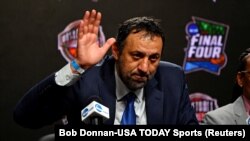 Vlade Divac na konferenciji za novinare povodom objavljivanja novih članova Kuće slavnih (Foto: Reuters/Bob Donnan-USA TODAY Sports) 