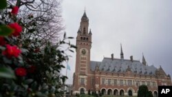 FILE - A view of the Peace Palace housing the International Court of Justice, the UN's top court, to rule in The Hague, Netherlands, February 2, 2024.