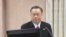 台湾国防部长严明上将 (美国之音张永泰拍摄) 