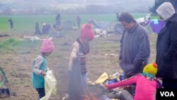 Idomeni Camp Refugees Mull Future in Europe