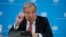El secretario general de la ONU, Antonio Guterres, habla a la prensa durante una visita a Kenya el 3 de mayo de 2023.