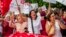 Tunisiennes manifestant pour l’égalité des droits à Tunis, le 13 août 2018. (AP Photo/Hassene Dridi)