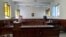 FILE: A view shows an empty courtroom during a strike by Tunisian judges in a protest against a purge of their ranks, in Tunis, Tunisia, June 6, 2022.