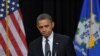 US President Barack Obama speaks at a memorial service for the victims of the Sandy Hook Elementary School shooting on December 16, 2012 in Newtown, Connecticut.