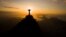 The sun rises behind the Christ the Redeemer statue, above the Guanabara bay in Rio de Janeiro, Brazil, July 19, 2016. 