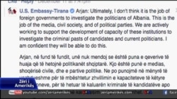 Ambasadori Donald Lu flet në Facebook për korrupsionin