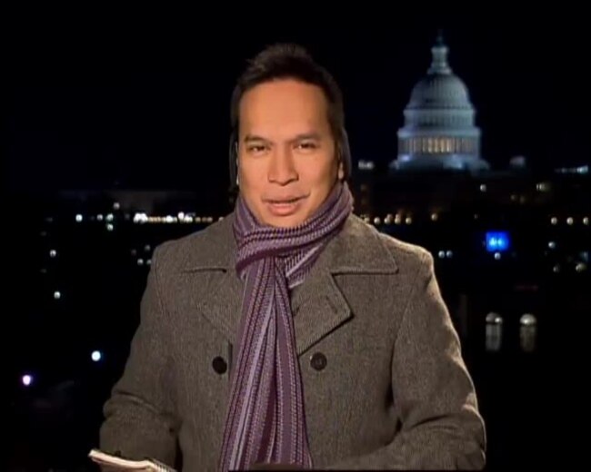 Pengambilan Sumpah Presiden Obama 2013 - VOA Live untuk Liputan 6 SCTV