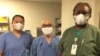 Medical Workers Get Masks from Vietnamese Volunteers 