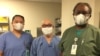 Health care workers at EvergreenHealth Medical Center in Kirkland, Washington welcome the donated masks. (Photo courtesy Phung Vo) 