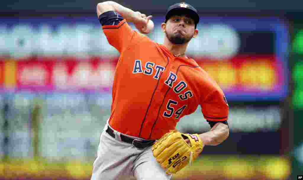 Nacido en Sinaloa, México, Roberto Osuna es uno de los lanzadores estrella de los Astros de Houston.