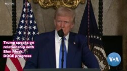 Trump speaks on relationship with Elon Musk, DOGE progress