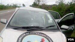 Carro que transportava candidato do MDM a governador de Maputo