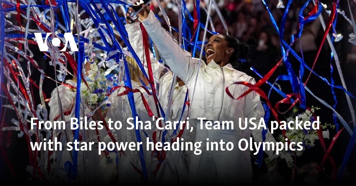 From Biles to Sha’Carri, Team USA packed with star power heading into Olympics