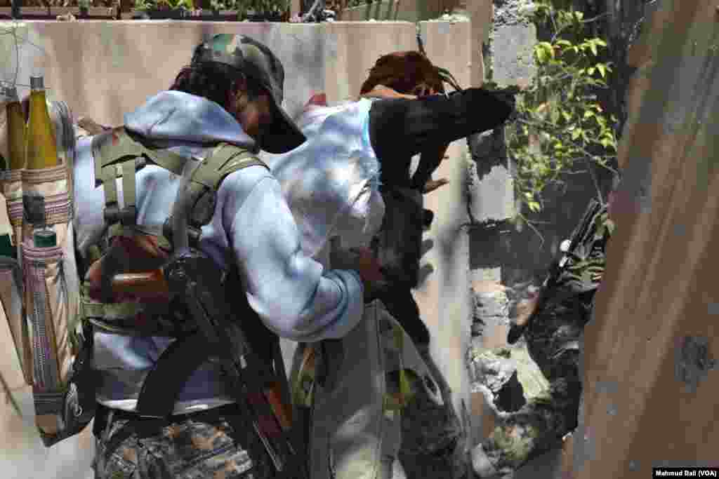 SDF Fighters in Raqqa