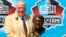 FILE - Broadcaster and former Oakland Raiders coach John Madden poses with his bust after enshrinement into the Pro Football Hall of Fame, Aug. 5, 2006, in Canton, Ohio. 