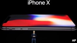 苹果公司首席执行官蒂姆·库克（Tim Cook）在今年9月的苹果新品发布会上