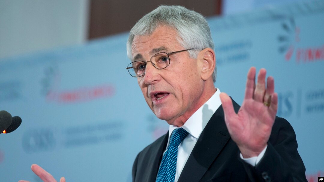 Menhan AS Chuck Hagel mengindikasikan bahwa Pentagon akan memperbolehkan penjualan peralatan militer canggih, termasuk pertahanan misil ke negara Teluk (foto: dok). 