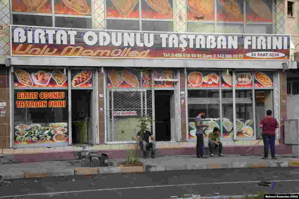 The town of Cizre in southteastern Turkey after weeklong curfew lifted