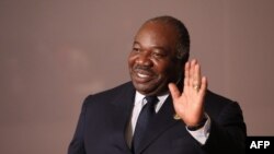 Le président gabonais, Ali Bongo Ondimba au 10ème sommet du BRI, à Johannesburg, en Afrique du Sud, le 27 juillet 2018 