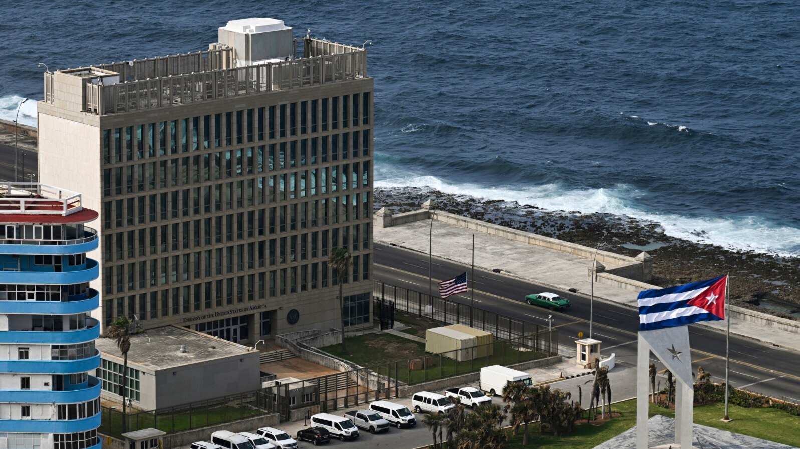 Ambasada amerikane në Havana - 14 janar 2025.