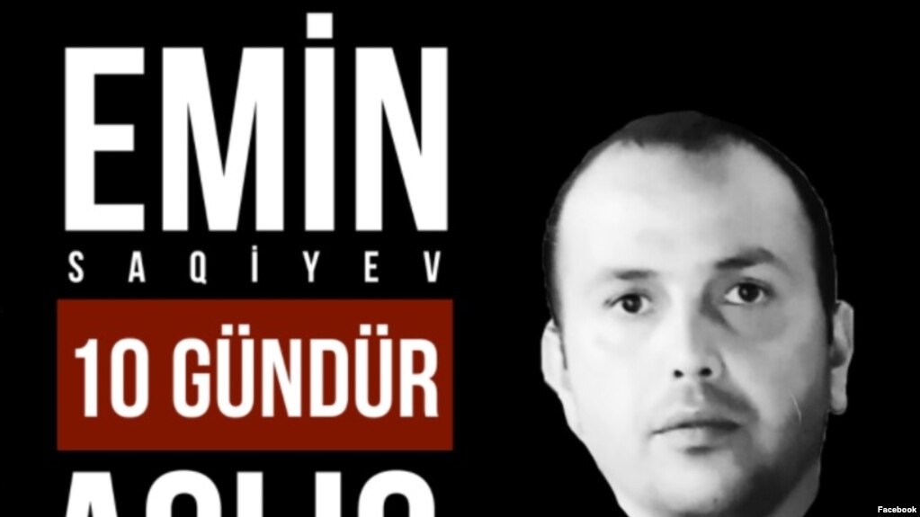 Emin Saqıyevin on gündür aclıq etdiyi bildirilir