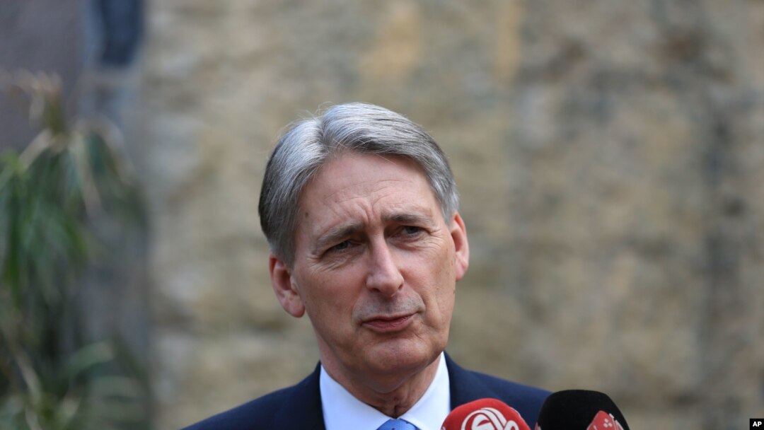 Menteri Keuangan Inggris, Philip Hammond (Foto: dok).
