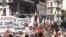 Video of public transit workers striking in Greece