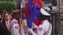 Cuba Flag-Raising Set; Human Rights Concessions Sought