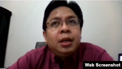 Direktur Eksekutif Indikator Politik Indonesia Burhanuddin Muhtadi. (Foto: screenshot)