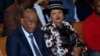 Le Premier ministre du Lesotho, Thomas Thabane, à gauche, et son épouse Maesaiah comparaissent devant le tribunal de Maseru, le 24 février 2020.