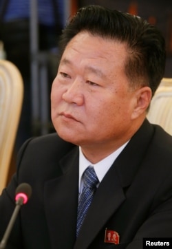 FILE - Choe Ryong Hae, a close aide of North Korea's leader Kim Jong Un, attends a meeting with Russia's Foreign Minister Sergei Lavrov in Moscow, Nov. 20, 2014.