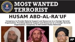 This image released by the FBI shows the wanted poster of al-Qaida propagandist Husam Abd al-Rauf, also known by the nom de guerre Abu Muhsin al-Masri. 