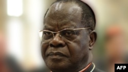 Cardinal Laurent Monsengwo Pasinya na Rome, 28 juillet 2013. (“AFP PHOTO/OSSERVATORE ROMANO")