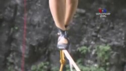 NO COMMENT: Չինաստան. Slackline-ի միջազգային մրցույթը