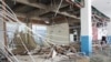 在地震中一栋受损严重的建筑物。(2026年8月15日)