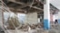 在地震中一栋受损严重的建筑物。(2026年8月15日)