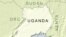 FILE: Map of Uganda showing eastern border with Kenya. Uploaded June 26, 2012.