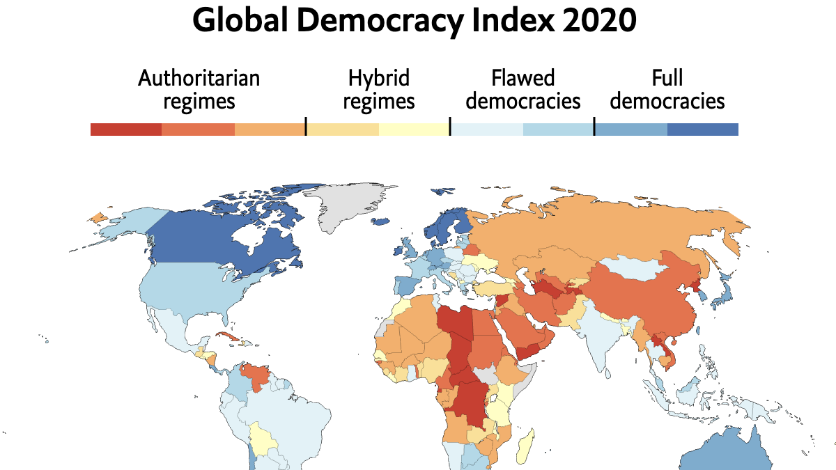 Индекс 2020. Карта демократии. Global Democracy Index 2020. The Economist рейтинг демократии. В рейтинге демократии Россия.