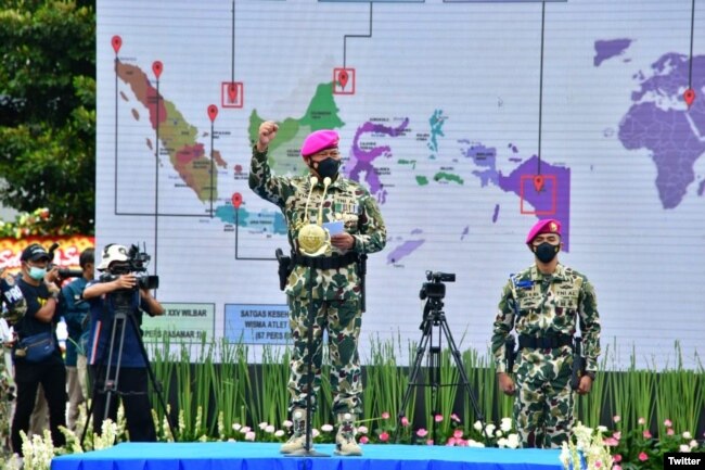 Kepala Staf TNI Angkatan Laut Laksamana TNI Yudo Margono. (Twitter/@_TNIAL_)