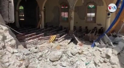 Haití videos terremoto daño iglesia 